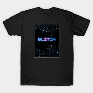 Glitch It - Cyberpunk Design (Plate) T-Shirt